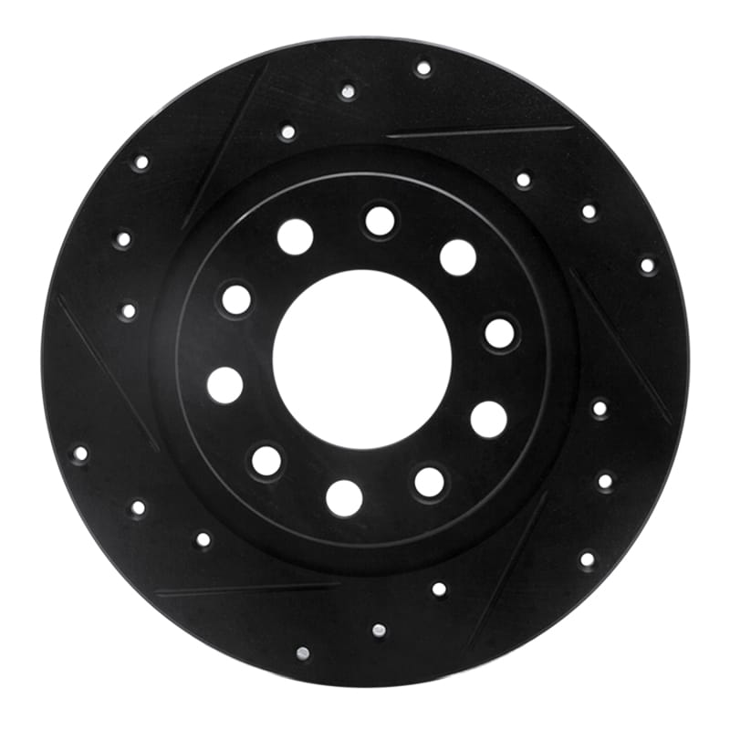 R1 Concepts — R1 13-16 Dodge Dart Rear Left Drilled & Slotted Black Brake Rotor
R1 Brake Rotor Drill