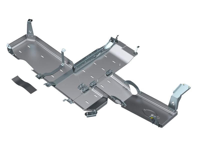 Artec Industries — Artec Industries 2018-2020 Jeep Wrangler JL Sahara Jl Full Bellypan w/ Oil Door - 2 Door 3.6L Alum