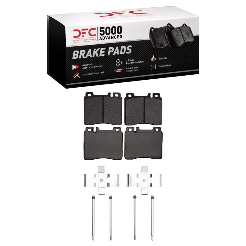 DFC — DFC 91-99 Mercedes-Benz 600SEC Front 5000 Advanced Low Metallic Brake Pads and Hardware Kit
DFC Brake Pad Set