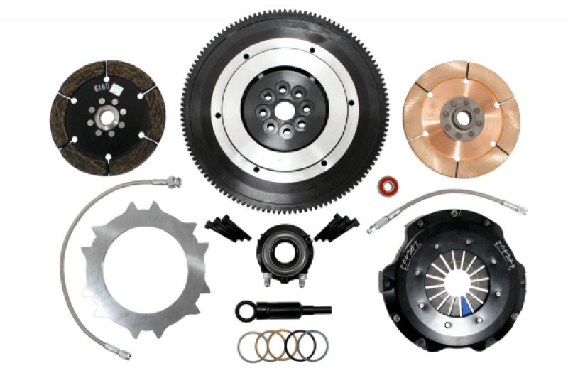 Clutch Masters — Clutch Masters 07-09 Subaru Legacy GT Spec B Push Style Street/Race Twin-Disc 7.25in Clutch Kit
Clutch/Flywheel Kit