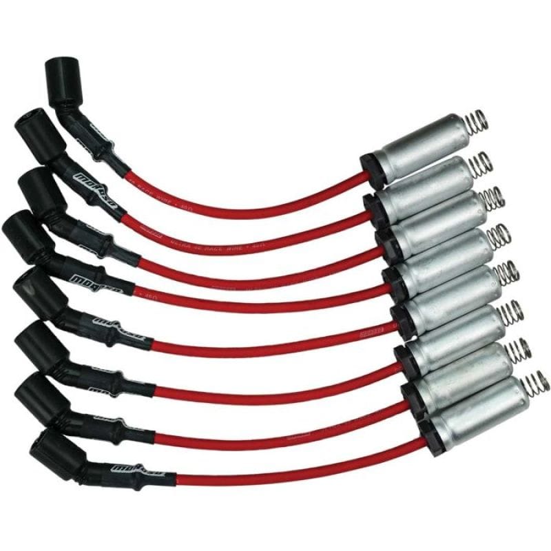 Moroso — Moroso GM LS Ignition Wire Set - Ultra 40 - Unsleeved - Coil-On - 12in Wire - Red