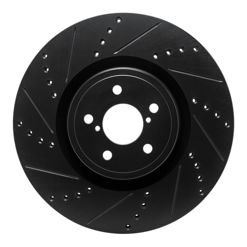 R1 Concepts — R1 03-25 Subaru Impreza Front Left Drilled & Slotted Black Brake Rotor
R1 Brake Rotor Drill