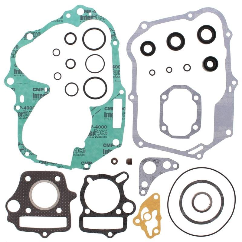 Vertex Pistons — Vertex Gaskets 04-22 Honda CRF50F Complete Gasket Kit w/ Oil Seals