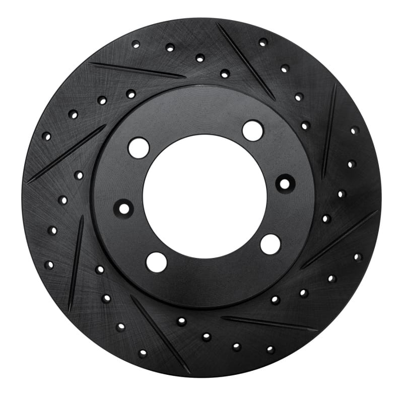 R1 Concepts — R1 81-87 Saab 900 Front Right Drilled & Slotted Black Brake Rotor
R1 Brake Rotor Drill