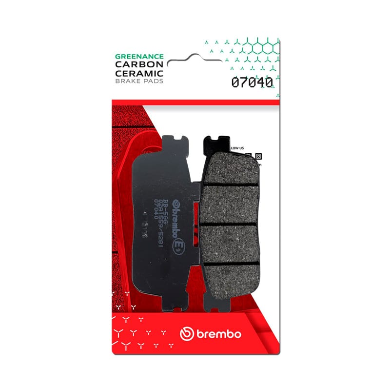 Brembo OE Powersports — Brembo OE SYM Gts/SYM Wolf/SYM CruiSYM/TGB X-Motion Carbon Ceramic Brake Pad - Rear