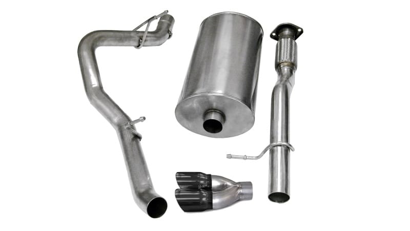 CORSA Performance — Corsa 2007-2009 Chevrolet Avalanche 6.0L V8 3in Cat-Back Single Side w Twin 4in Black Pro-SeriesTips
Exhaust