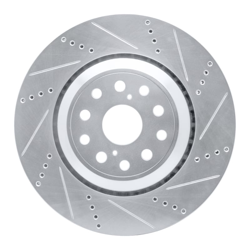 R1 Concepts — R1 07-23 Lexus LS600h Left Front Drilled & Slotted Silver Brake Rotor
R1 Brake Rotor Drill