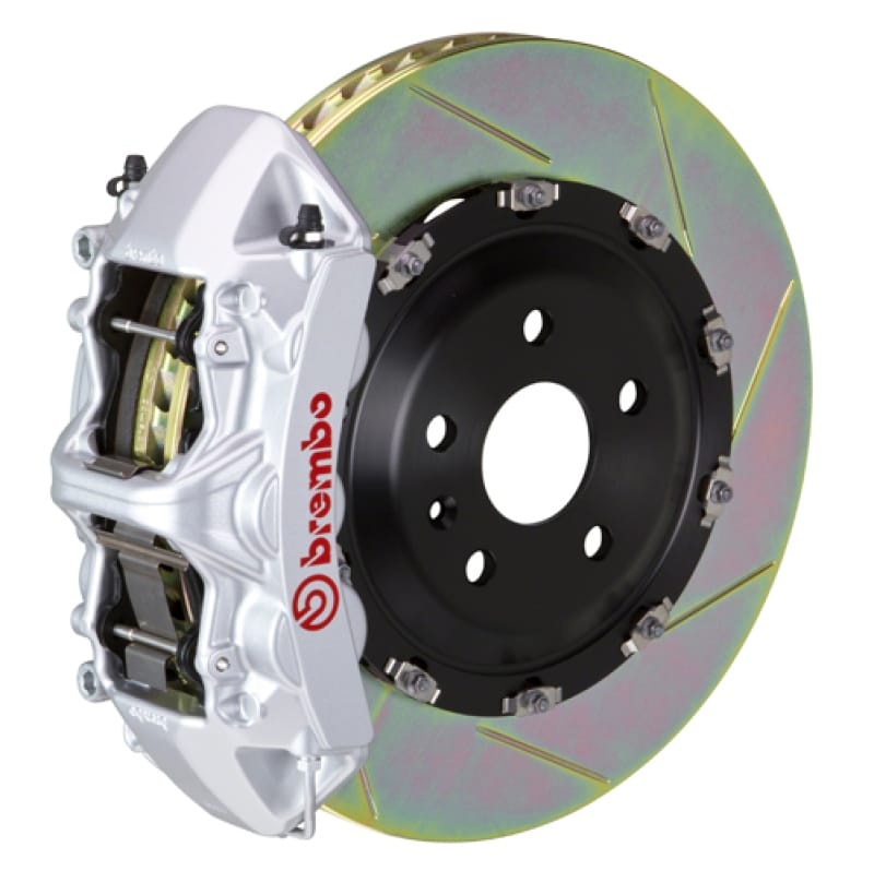 Brembo — Brembo 24+ BMW M30i/530i XDrive Front GT BBK 6 Piston Cast 380x34 2pc Rotor Slotted Type-1 - Silver