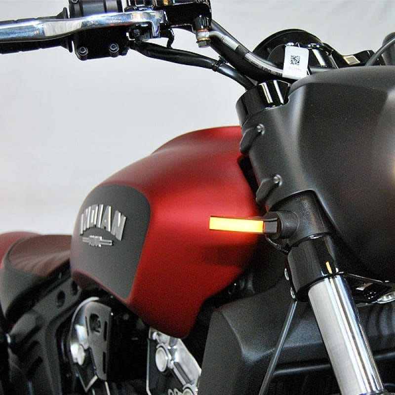 New Rage Cycles — New Rage Cycles 18+ Indian Scout Bobber Front Turn Signals