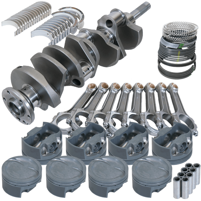 Eagle — Eagle Ford FE 4.125in Crank 6.700in I-Beam Rods -26cc Inv Dome 4.080in Pistons Rotating Assembly
Street & Strip Assy