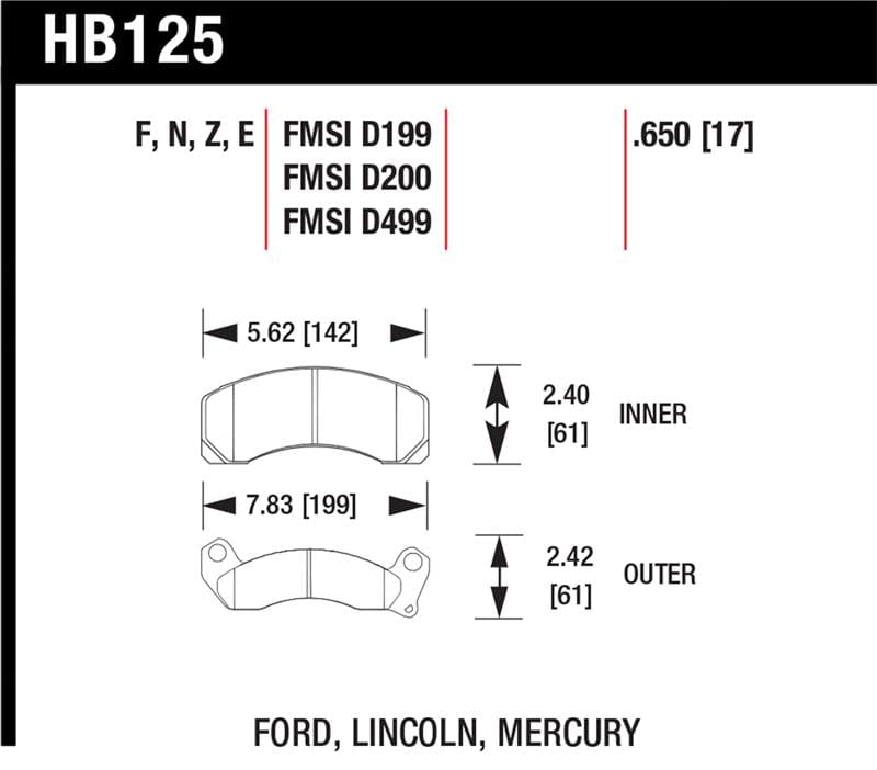 Hawk Performance — HPS Disc Brake Pad