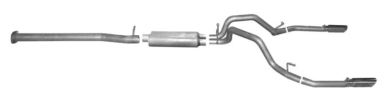 Gibson — Gibson 14-18 Chevrolet Silverado 1500 LTZ 6.2L 3.5in/2.25in Cat-Back Dual Split Exhaust - Stainless
Truck/Suv
