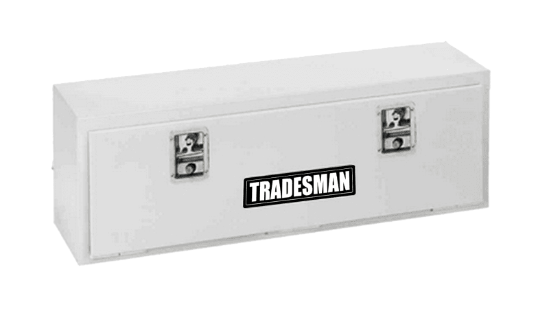 Tradesman — Tradesman Steel Top Mount Truck Tool Box (72in.) - White