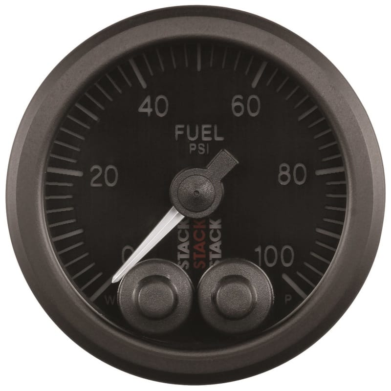 AutoMeter — Autometer Stack Instruments Pro Control 52mm 0-100 PSI Fuel Pressure Gauge - Black (1/8in NPTF Male)
Ga FuelP PC B 100psi