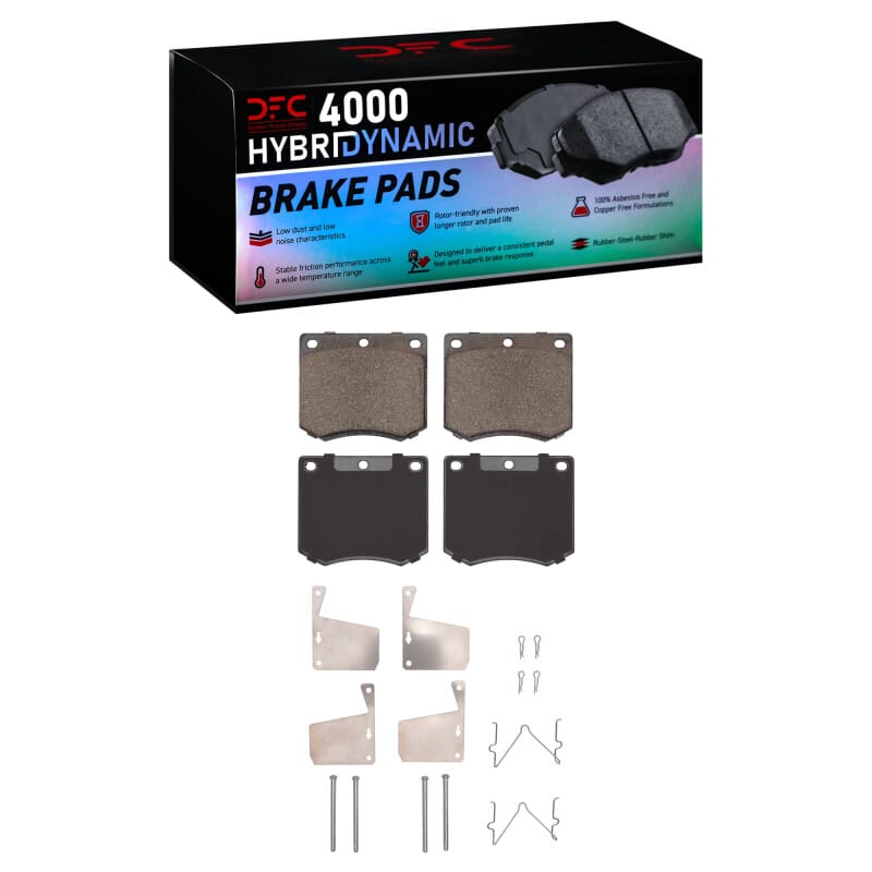 DFC — DFC 70-83 DeLorean DMC 12 Front 4000 HybriDynamic Brake Pads and Hardware Kit
DFC Brake Pad Set