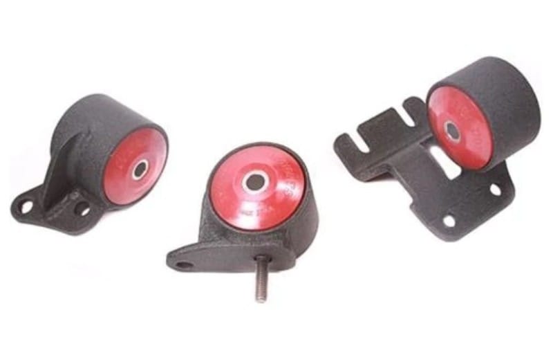 Innovative Mounts — Innovative 90-93 Integra B-Series Black Steel Mounts 75A Bushings (Auto Trans Hydro)