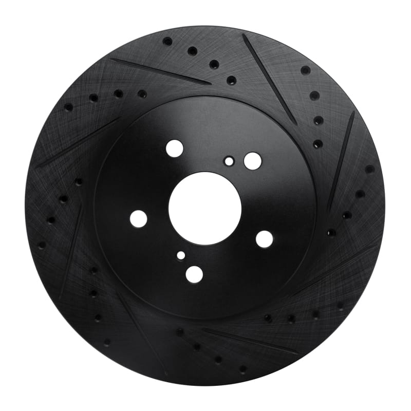 R1 Concepts — R1 04-09 Lexus RX350 Front Right Drilled & Slotted Black Brake Rotor
R1 Brake Rotor Drill