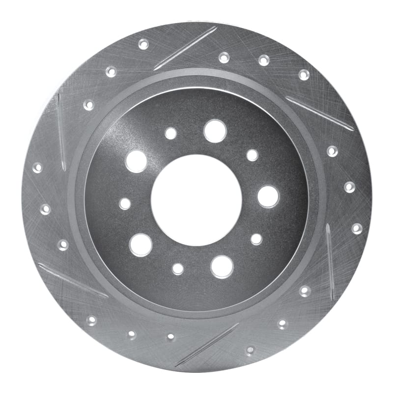 R1 Concepts — R1 97-98 Volvo S90 Rear Left Drilled & Slotted Silver Brake Rotor
R1 Brake Rotor Drill