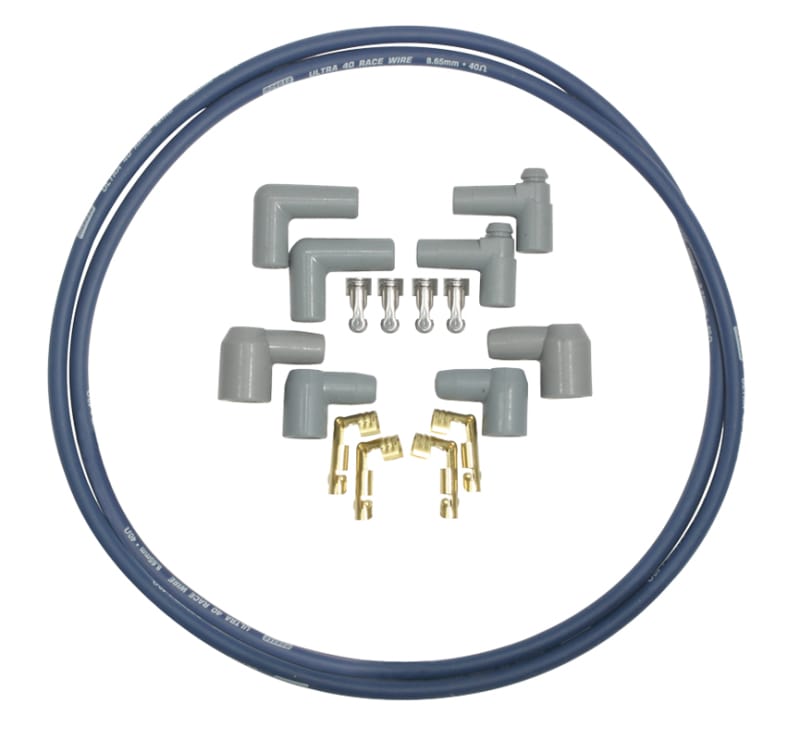 Moroso — Moroso Ignition Coil Wire Kit - Ultra 40 - 6ft - Blue