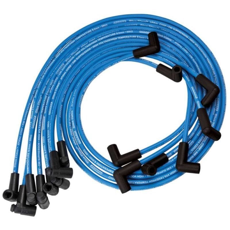 Moroso — Moroso Custom Ignition Wire Set - Blue Max - Spiral Core