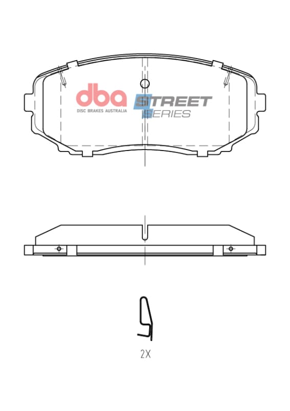 DBA — DBA 2018+ Mitsubishi Eclipse Cross Street Series Front Brake Pads
Brake Pad