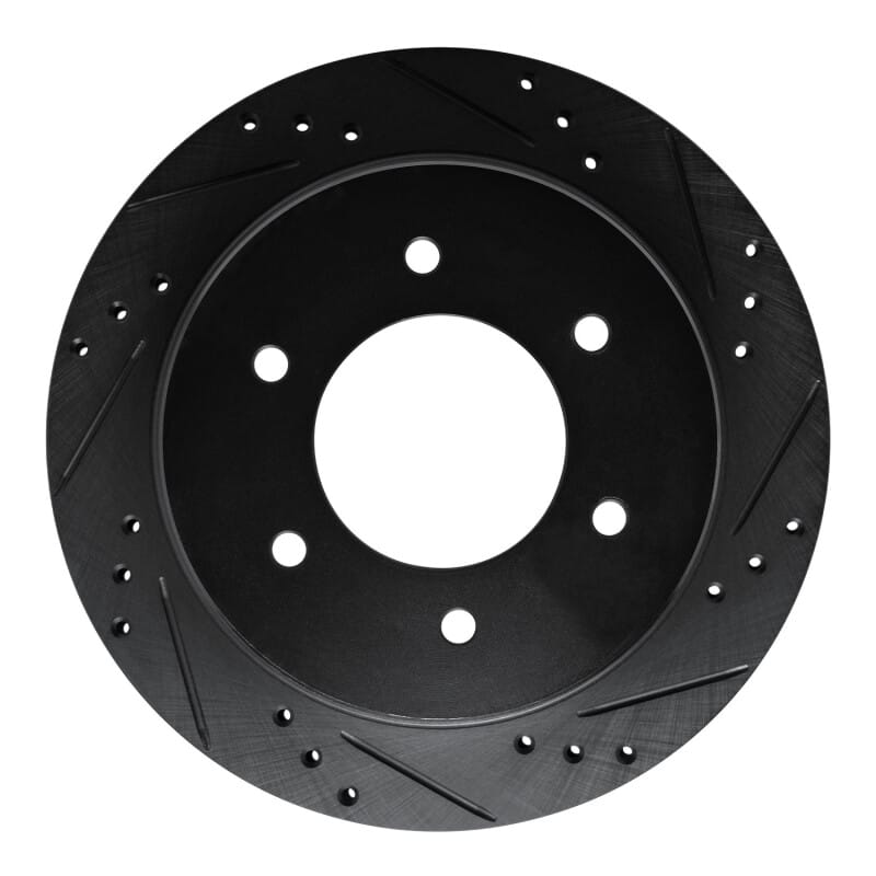 R1 Concepts — R1 15-17 Mitsubishi Montero Limited (Mexico) Rear Right Drilled & Slotted Black Brake Rotor
R1 Brake Rotor Drill