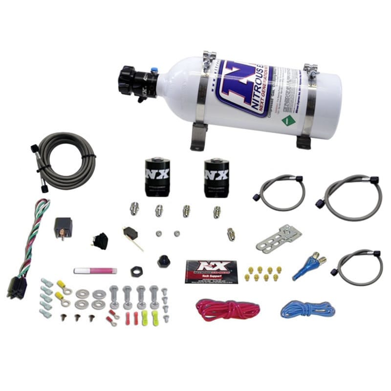 Nitrous Express — Nitrous Express Ford EFI Race Single Nozzle Nitrous Kit (100-250HP) w/5lb Bottle
Injection System Kit
N2OSys