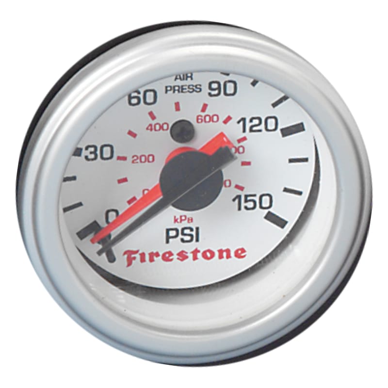 Firestone — Firestone Replacement Pressure Gauge - White Face Dual GA Only (For PN 2241 / 2260) (WR17609201)
AirPrsGg