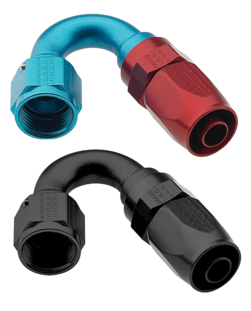 Fragola — Fragola -10AN x 150 Degree Pro-Flow Hose End - Black