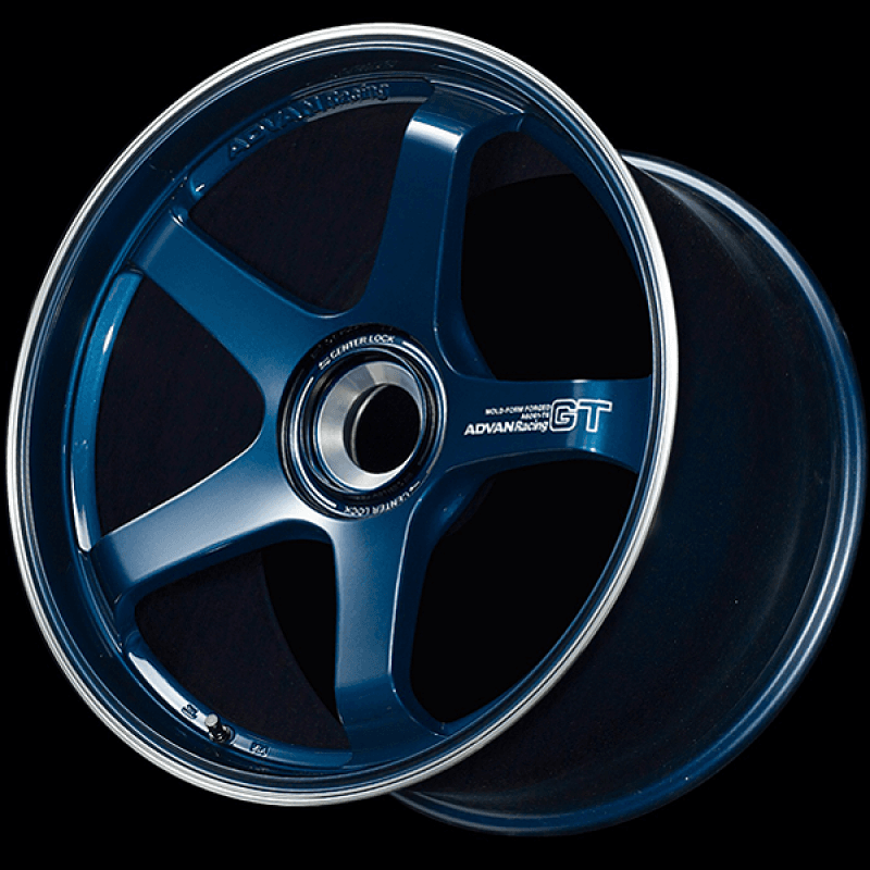 Advan — Advan GT for Porsche 20x9.0 / +49 Offset / CL-CL / Racing Titanium Blue & Ring