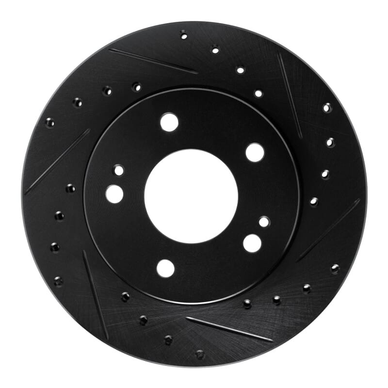 R1 Concepts — R1 90-90 Plymouth Laser Front Right Drilled & Slotted Black Brake Rotor
R1 Brake Rotor Drill