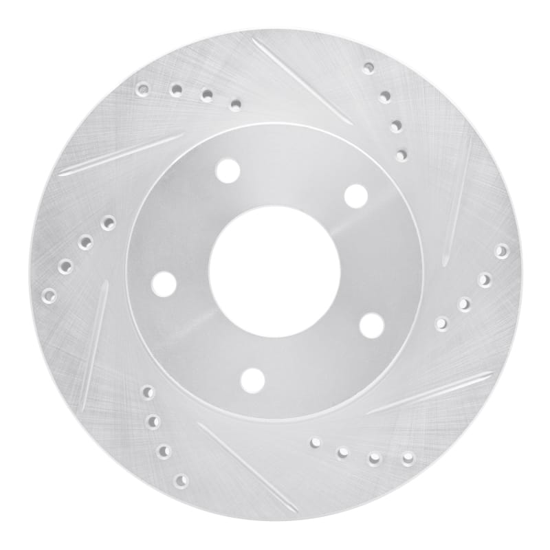 R1 Concepts — R1 1997-2005 Chevrolet S10 Front Right Drilled & Slotted Silver Brake Rotor
R1 Brake Rotor Drill