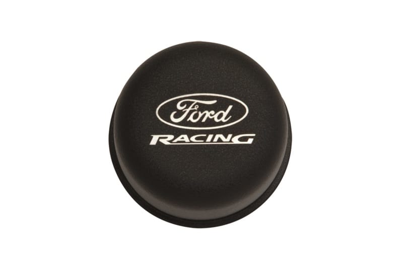 Ford Racing — Ford Racing Black Breather Cap W/ Ford Racing Logo