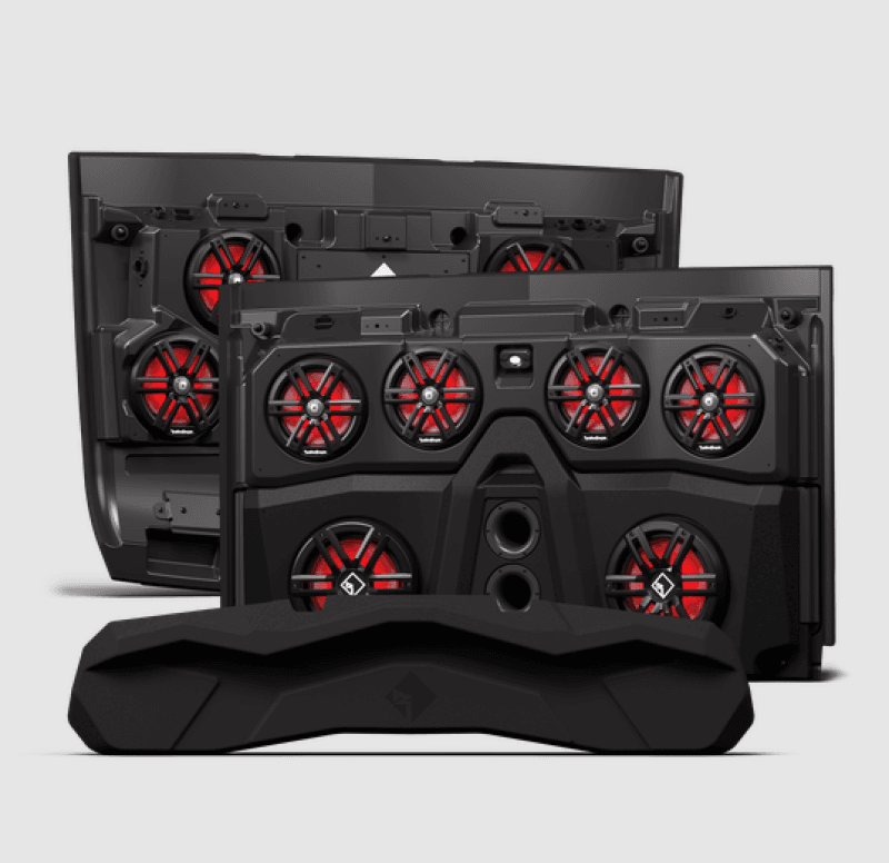 Rockford Fosgate UTV — Rockford Fosgate 18+ Polaris Ranger Crew Front & Rear Audio Roof