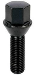 Project Kics — Project Kics 35MM THREAD / 60MM TOTAL Black Special Wheel Lug Bolt For Bmw - 12X1.50