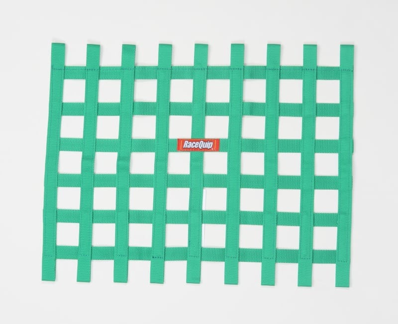 Racequip — RaceQuip Green Ribbon Window Net