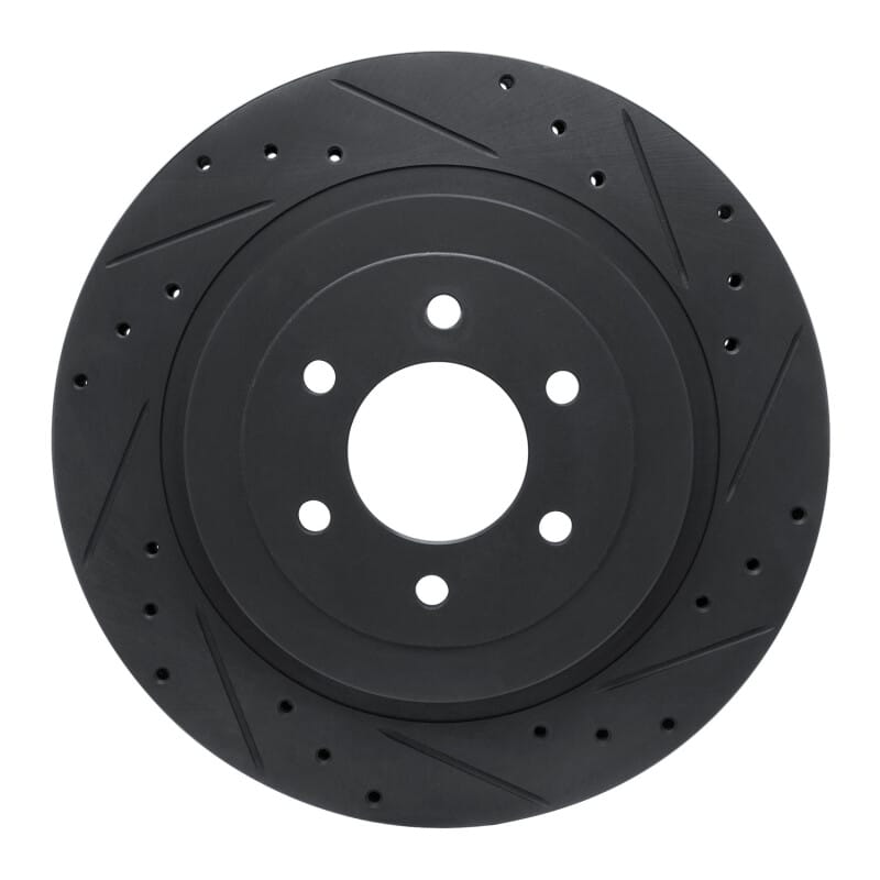 R1 Concepts — R1 92-02 Dodge Viper Rear Right Drilled & Slotted Black Brake Rotor
R1 Brake Rotor Drill