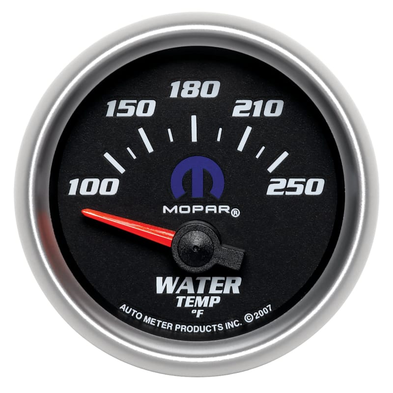 AutoMeter — Autometer Mopar 52.4mm SSE 100-250 Degree F Water Temperature Gauge
MOPAR #77060039, 2-1