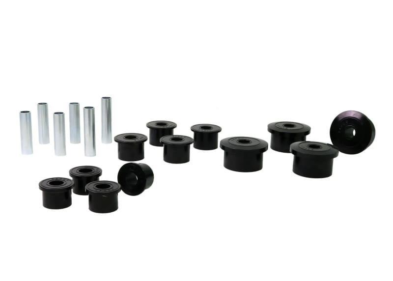 Whiteline — Whiteline 1986-1999 Jeep Cherokee Spring - Eye Front/Rear And Shackle Bushing
Bushing Kit