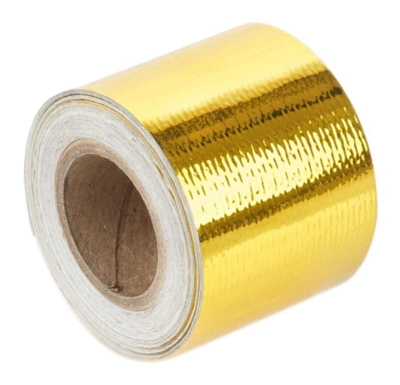 Torque Solution — Torque Solution Gold Reflective Heat Tape Universal 2inx30ft