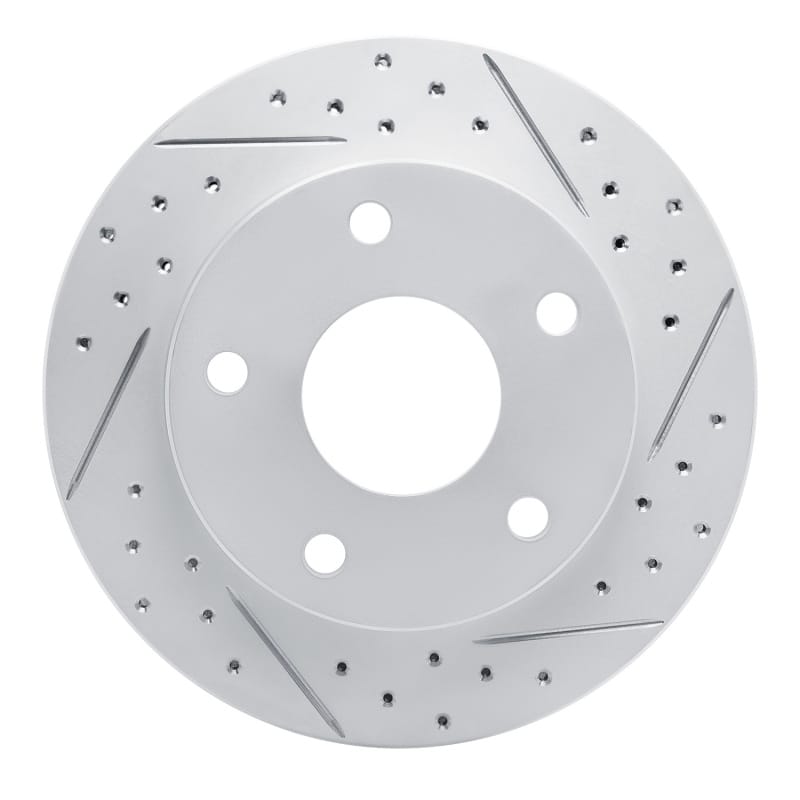 R1 Concepts — R1 94-99 Dodge Ramcharger (Mexico) Front Right Drilled & Slotted Geo-Carbon Rotor