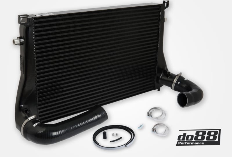 do88 — do88 Audi/Seat/Skoda/Volkswagen 1.8T/2.0T (MQB) Intercooler w/Black Hoses