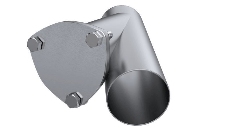 QTP — QTP 3in Weld-On QTEC Exhaust Cutout Y-Pipe