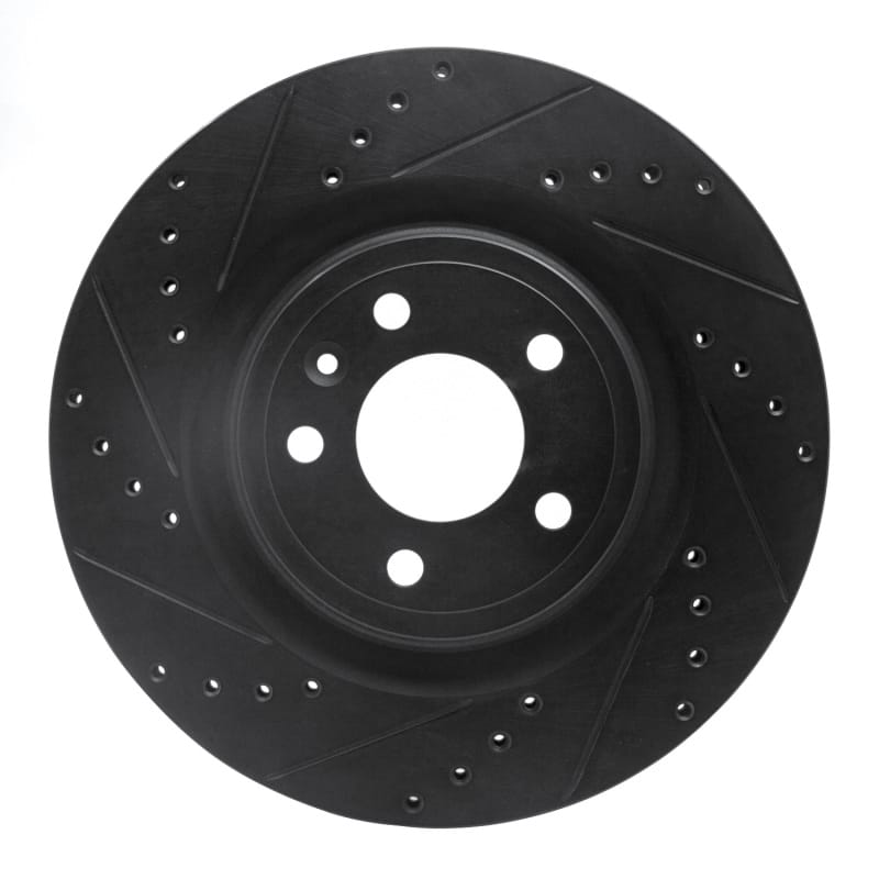 R1 Concepts — R1 11-14 Ford Mustang Front Left Drilled & Slotted Black Brake Rotor
R1 Brake Rotor Drill