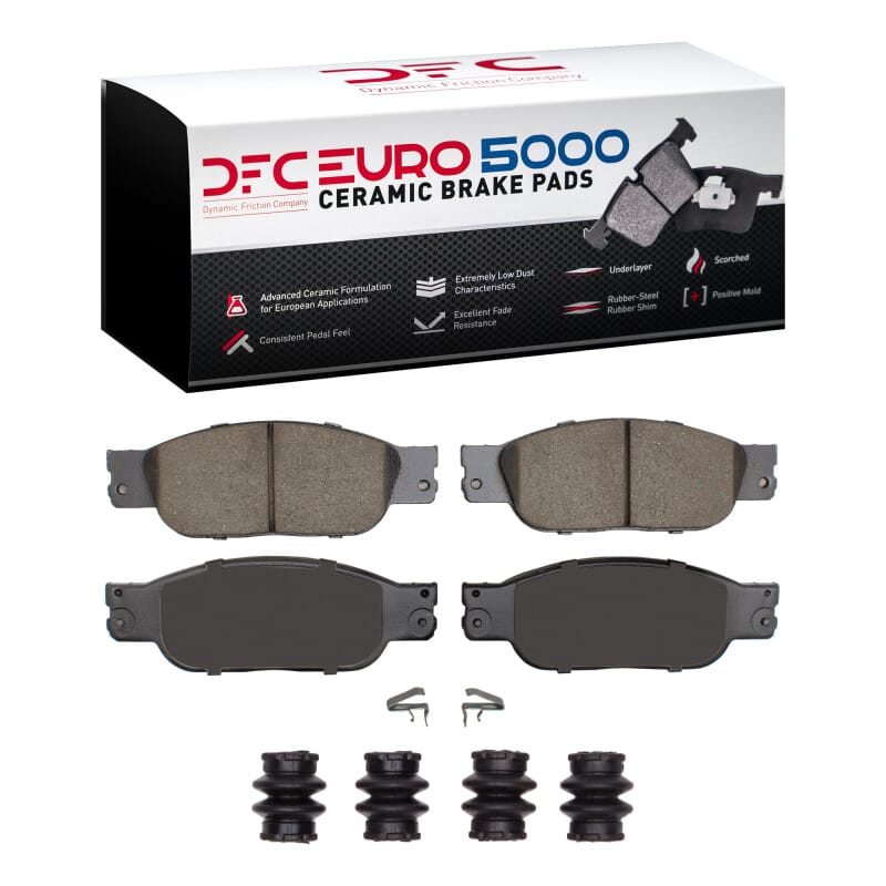 DFC — DFC 03-05 Jaguar XJ8 Front Euro 5000 Ceramic Brake Pads and Hardware Kit
DFC EURO Pads + HW