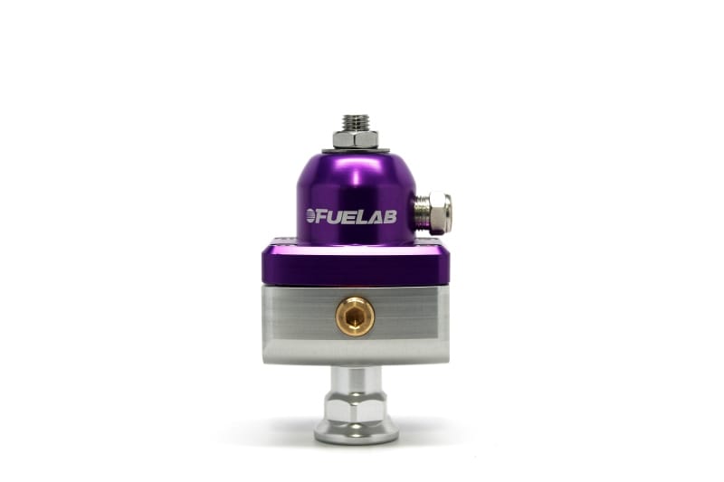 Fuelab — Fuelab 575 High Pressure Adjustable Mini FPR Blocking 25-65 PSI (1) -6AN In (2) -6AN Out - Purple
CARB FPR,Block,Mini