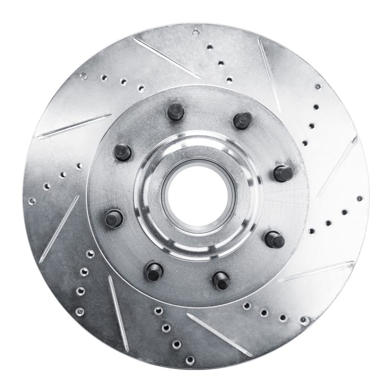 R1 Concepts — R1 11-25 Ford F-350 Super Duty 2WD Front Right Drilled & Slotted Silver Brake Rotor
R1 Brake Rotor Drill