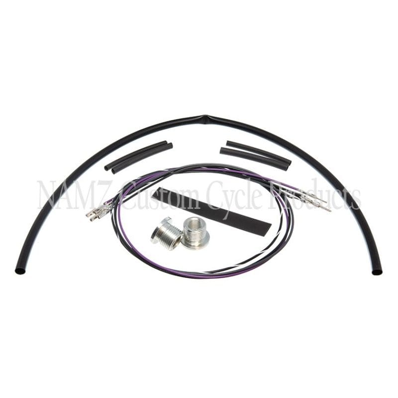 NAMZ — NAMZ Front O2 Sensor Extension Incl. Bung Reducer (For Fitment of 2009 FL Pipes on 2012 FXST & Dyna)