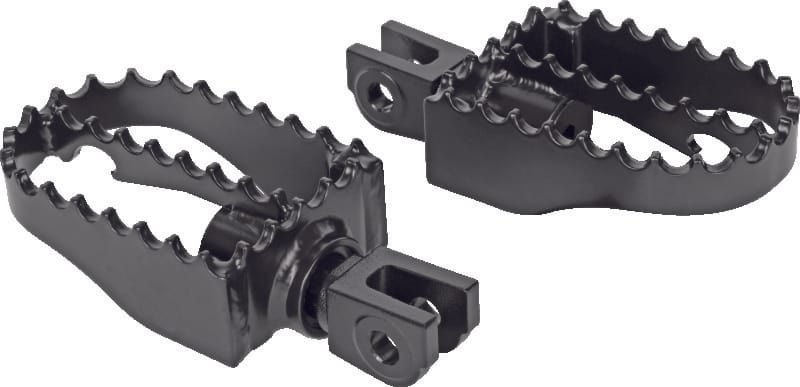 Burly Brand — Burly Brand MX Pegs Rider - Black