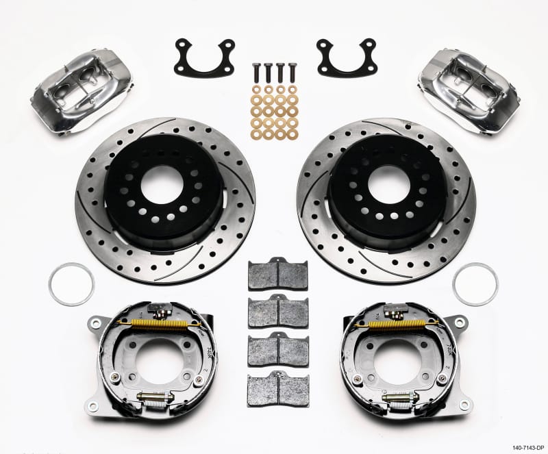 Wilwood — Wilwood Forged Dynalite P/S P-B Kit Drilled Polished Small Ford 2.66in Offset
BRAKE KIT